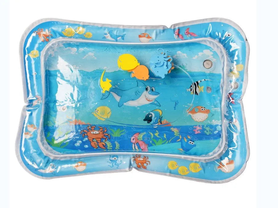 Tapis d'éveil rafraîchissant pour bébé - Coussin d'eau sensoriel et moteur