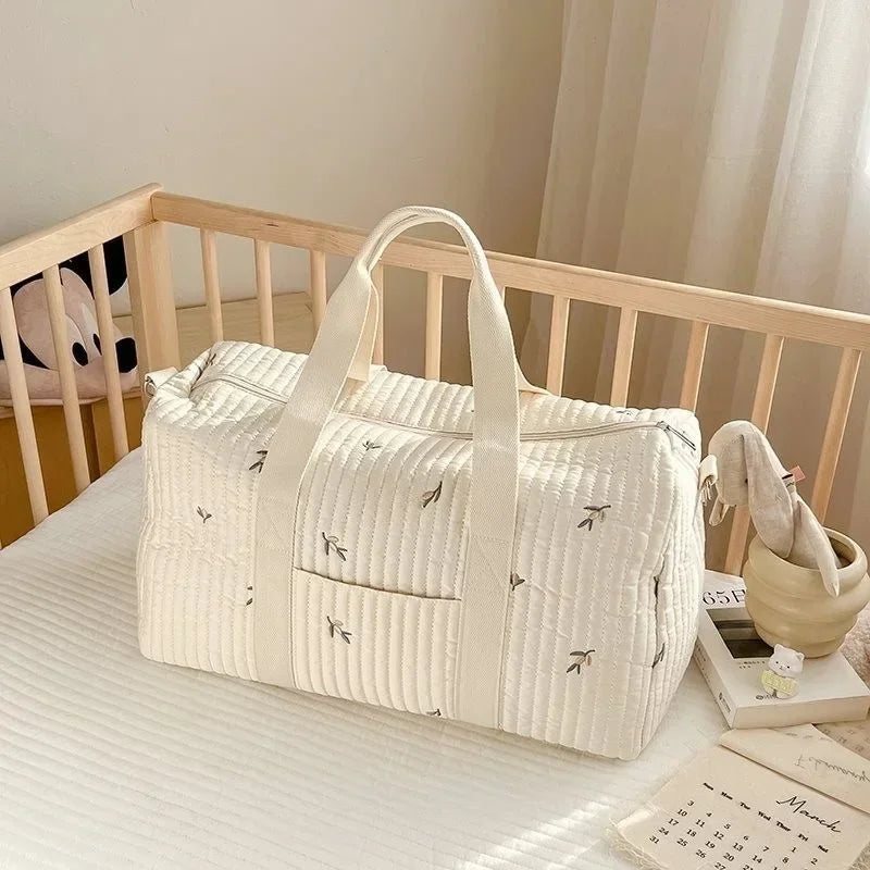 Sac à Langer Multifonction avec Lit Pliable - Organisateur de Voyage pour Maman