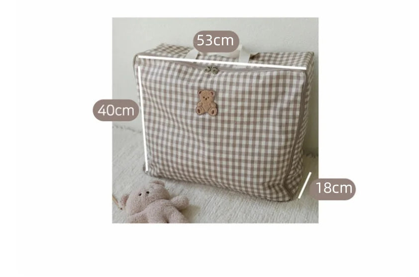 Sac de Maternité Oversize - Grande Capacité, Design Élégant pour Affaires de Bébé