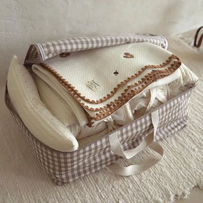 Sac de Maternité Oversize - Grande Capacité, Design Élégant pour Affaires de Bébé