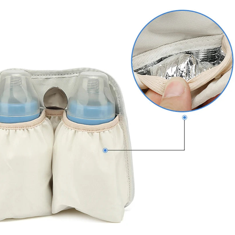Sac Maternité Isotherme - Transport de Repas Bébé, Design Élégant