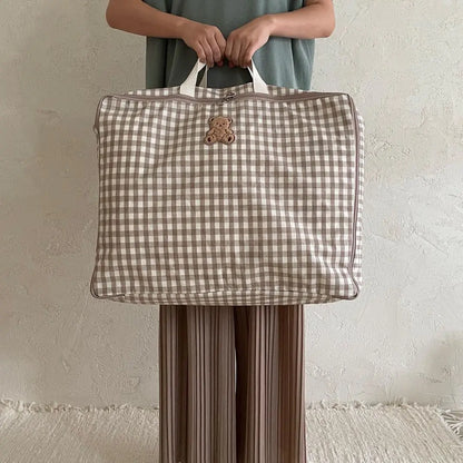 Sac de Maternité Oversize - Grande Capacité, Design Élégant pour Affaires de Bébé