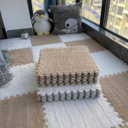 Tapis de Sol Bébé Rembourré - Confort et Sécurité pour Jeux d'Enfant
