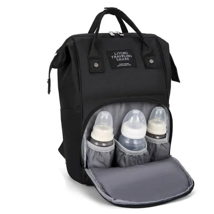 Sac de Maternité avec Porte-Biberon - Transport Pratique pour Nourriture Bébé
