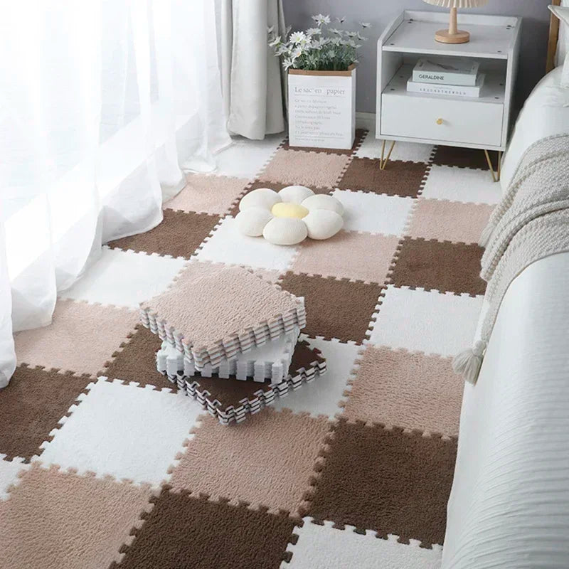 Tapis de Sol Bébé Rembourré - Confort et Sécurité pour Jeux d'Enfant