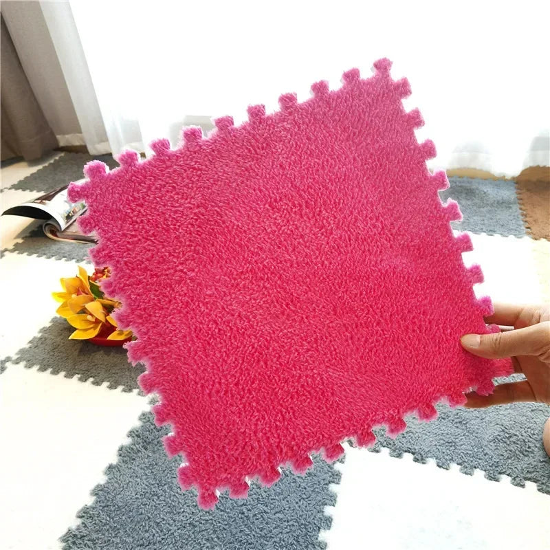 Tapis de sol bébé anti-choc - Dalles puzzle sécurisées et souples