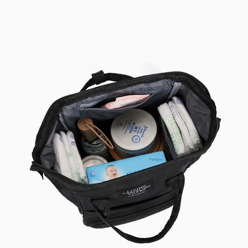 Sac de Maternité avec Porte-Biberon - Transport Pratique pour Nourriture Bébé