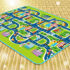 Tapis de Jeu Antidérapant - Circuit Urbain pour Enfants