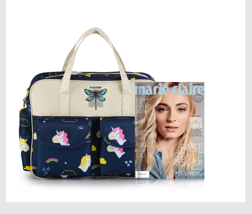 Sac Maternité Multifonction Imperméable - Rangement Pratique pour Bébé