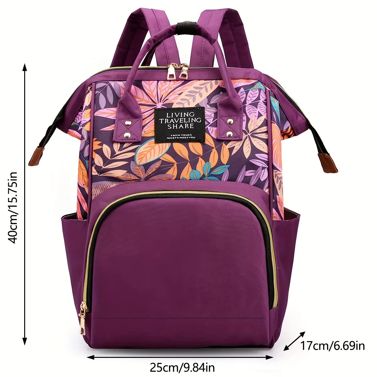 Sac à dos à langer en nylon - Robuste, stylé et multifonction pour parents