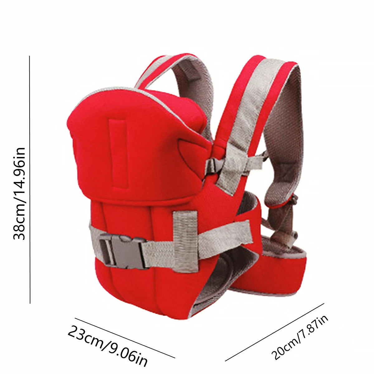 Porte-bébé Ergonomique Renforcé - Confort pour Voyages et Extérieur