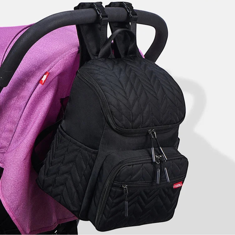 Sac à dos à langer - Multi-poches, Imperméable, Confort et Style