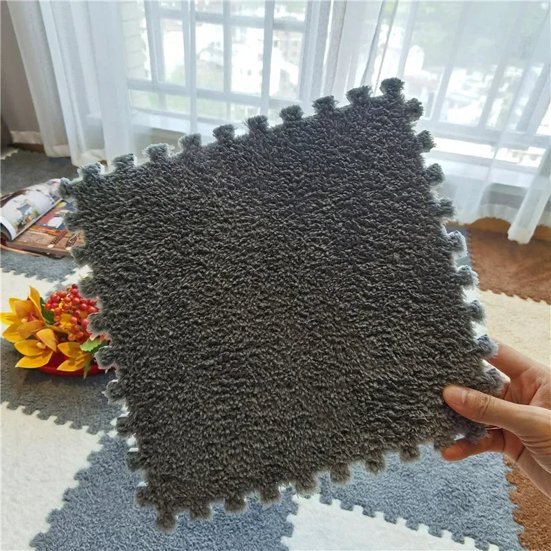 Tapis de sol bébé anti-choc - Dalles puzzle sécurisées et souples