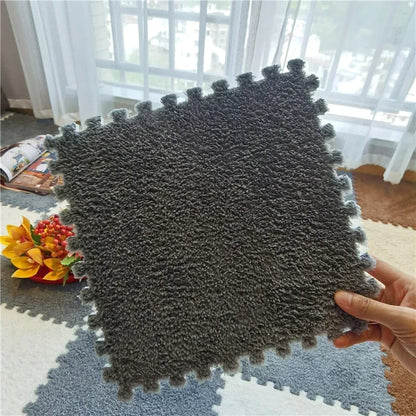 Tapis de sol bébé anti-choc - Dalles puzzle sécurisées et souples