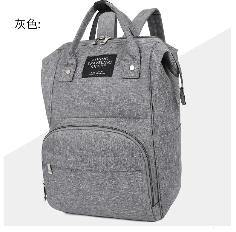 Sac de Maternité avec Porte-Biberon - Transport Pratique pour Nourriture Bébé