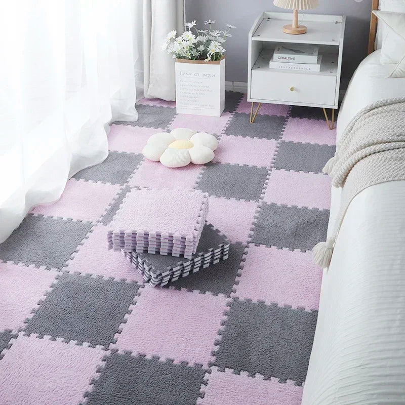 Tapis de Sol Bébé Rembourré - Confort et Sécurité pour Jeux d'Enfant