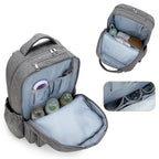 Sac à dos à langer: Design hydrofuge, Confort voyage, Rangement facile