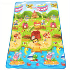 Tapis d'Éveil Puzzle pour Bébé, Surface de jeu en Mousse 180x120cm