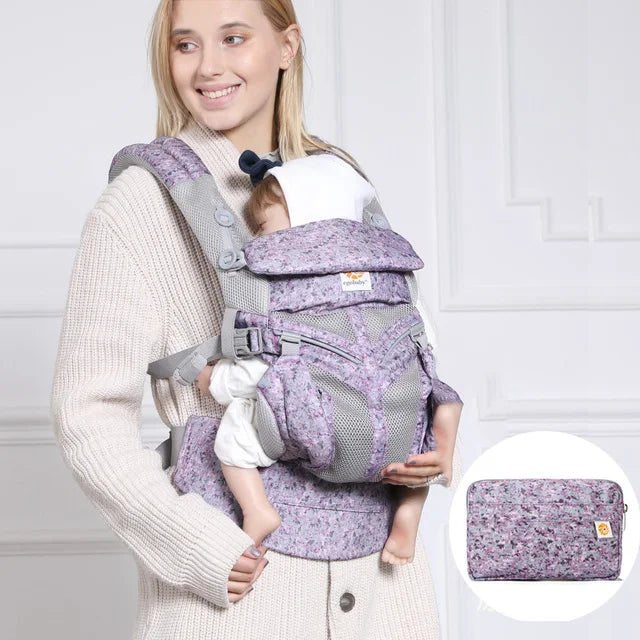Porte-bébé Ergonomique 360° - Accessoire Parental Respirant Multifonction