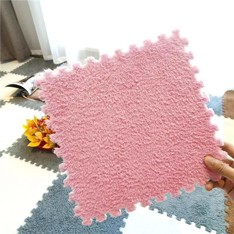 Tapis de sol bébé anti-choc - Dalles puzzle sécurisées et souples