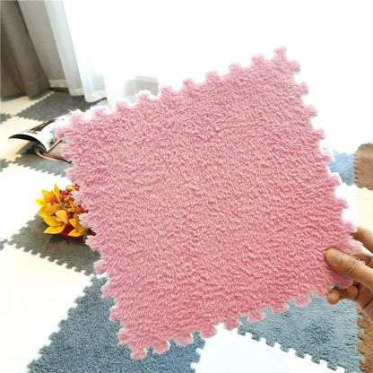 Tapis de sol bébé anti-choc - Dalles puzzle sécurisées et souples