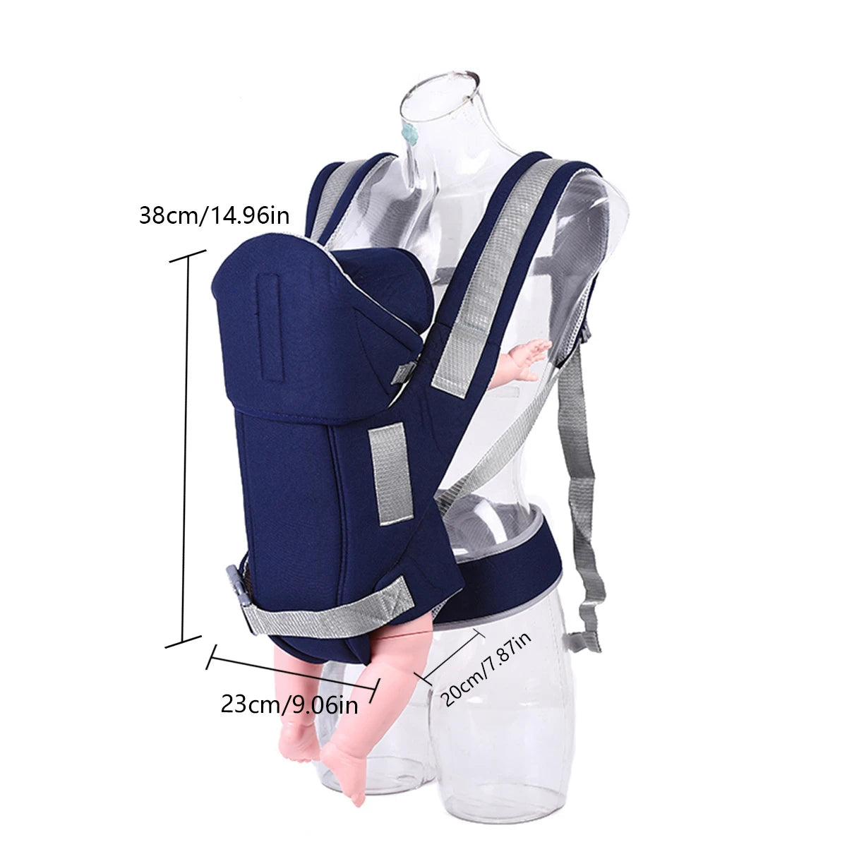 Porte-bébé Ergonomique Renforcé - Confort pour Voyages et Extérieur