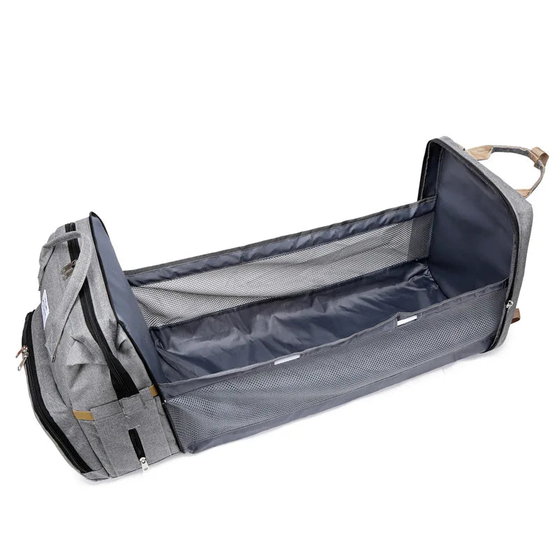 Sac à dos à langer multifonction - Matelas intégré, Isolation pour biberon