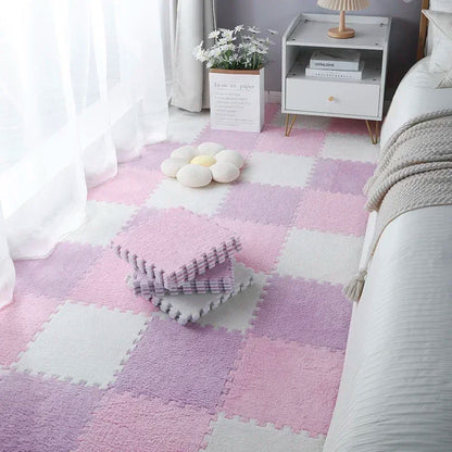 Tapis de Sol Bébé Rembourré - Confort et Sécurité pour Jeux d'Enfant