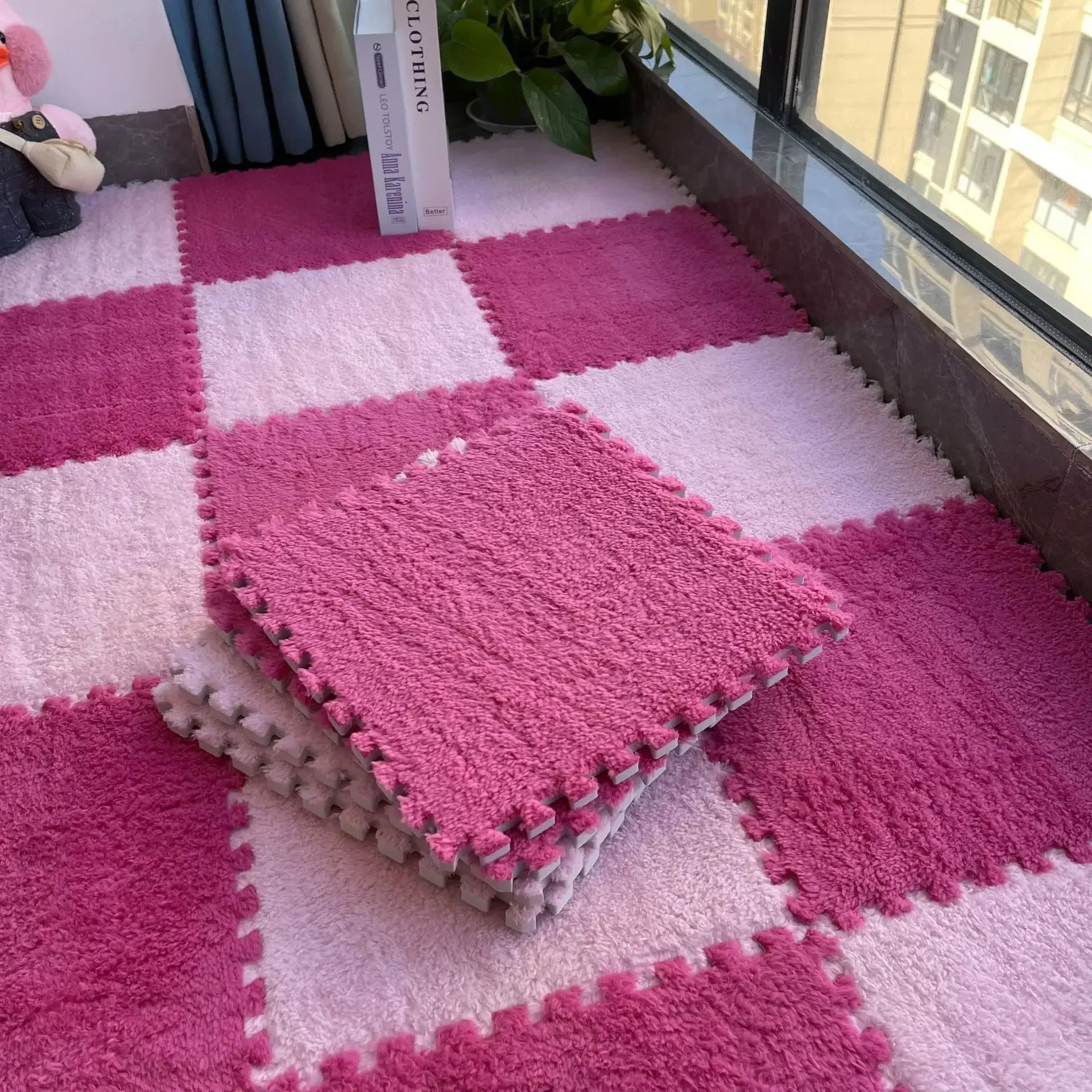 Tapis de Sol Bébé Rembourré - Confort et Sécurité pour Jeux d'Enfant