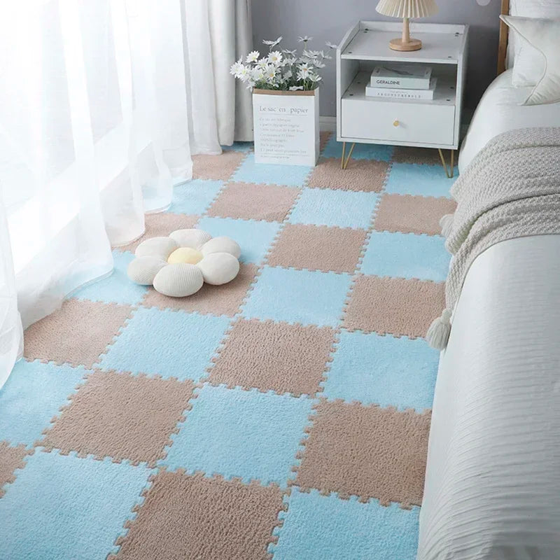 Tapis de Sol Bébé Rembourré - Confort et Sécurité pour Jeux d'Enfant