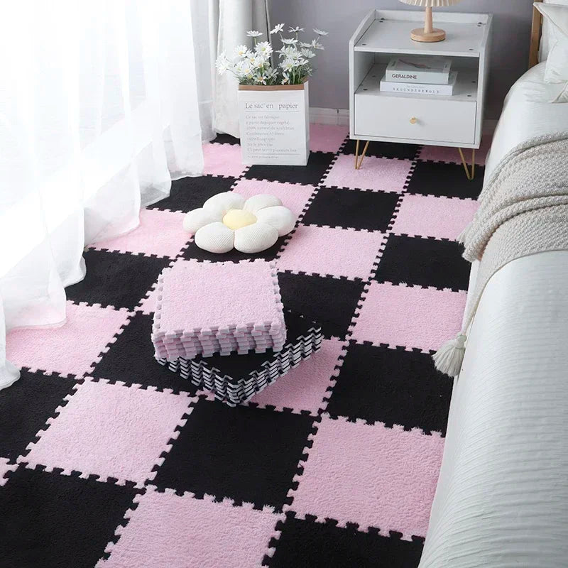 Tapis de Sol Bébé Rembourré - Confort et Sécurité pour Jeux d'Enfant