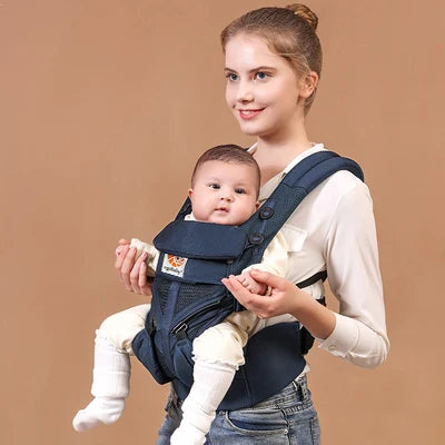 Porte-bébé Ergonomique 360° - Accessoire Parental Respirant Multifonction