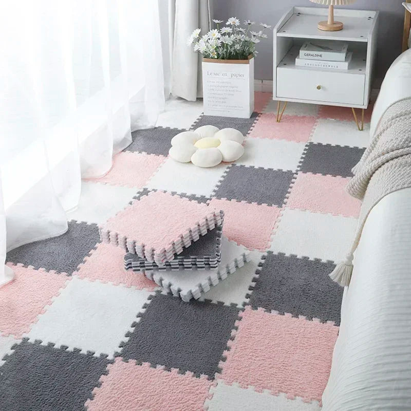 Tapis de Sol Bébé Rembourré - Confort et Sécurité pour Jeux d'Enfant