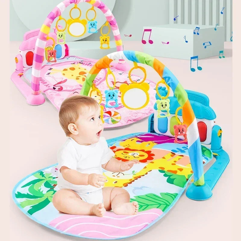 Tapis d'éveil Musical et Interactif avec Piano pour Bébés 0-36 Mois