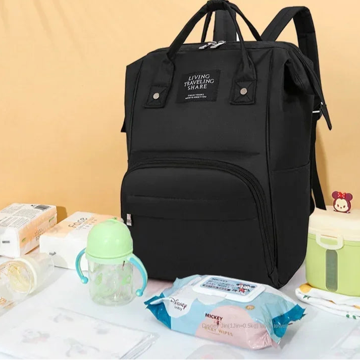 Sac de Maternité avec Porte-Biberon - Transport Pratique pour Nourriture Bébé