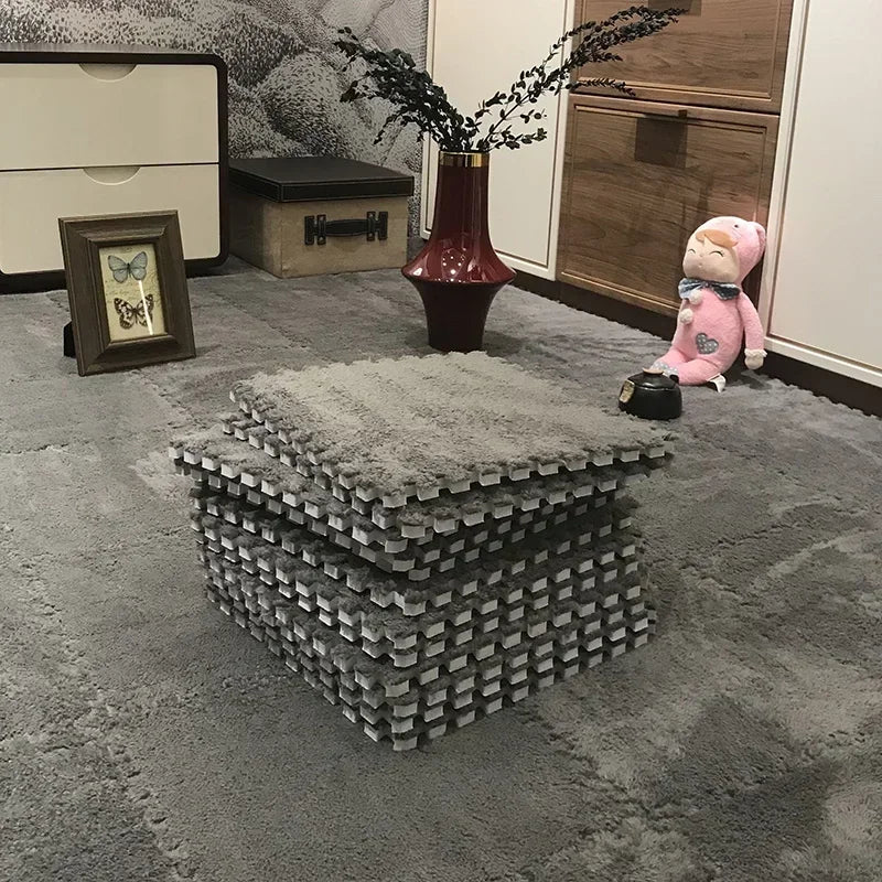 Tapis de sol bébé anti-choc - Dalles puzzle sécurisées et souples