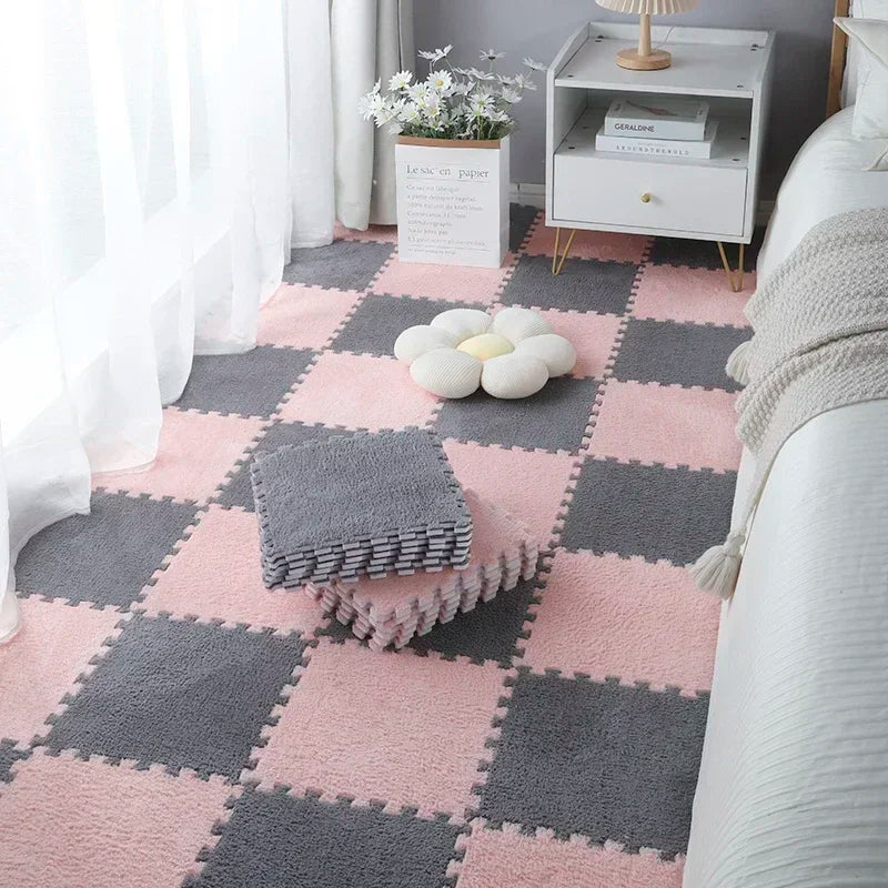 Tapis de Sol Bébé Rembourré - Confort et Sécurité pour Jeux d'Enfant