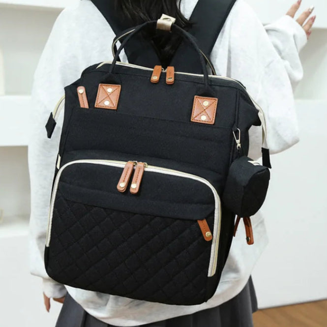 Sac à dos à langer multifonctionnel étanche avec ports USB - Accessoire pour parents