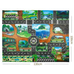 Tapis de Jeu Voiture pour Enfants - Circuit de Circulation, Imperméable, 100x130cm