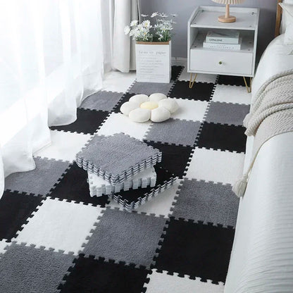 Tapis de Sol Bébé Rembourré - Confort et Sécurité pour Jeux d'Enfant