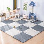 Tapis de Sol Puzzle Bébé - Moquette Jeu en Mousse EVA - 16 Pièces