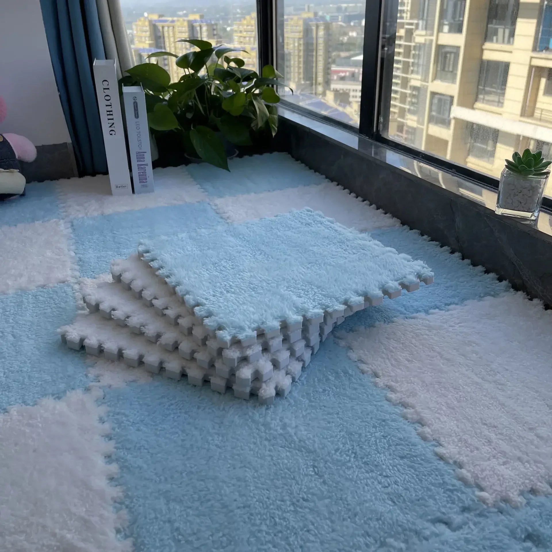 Tapis de Sol Bébé Rembourré - Confort et Sécurité pour Jeux d'Enfant
