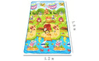 Tapis d'Éveil Puzzle pour Bébé, Surface de jeu en Mousse 180x120cm