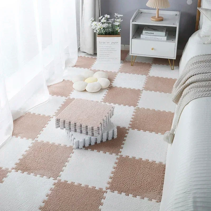 Tapis de Sol Bébé Rembourré - Confort et Sécurité pour Jeux d'Enfant