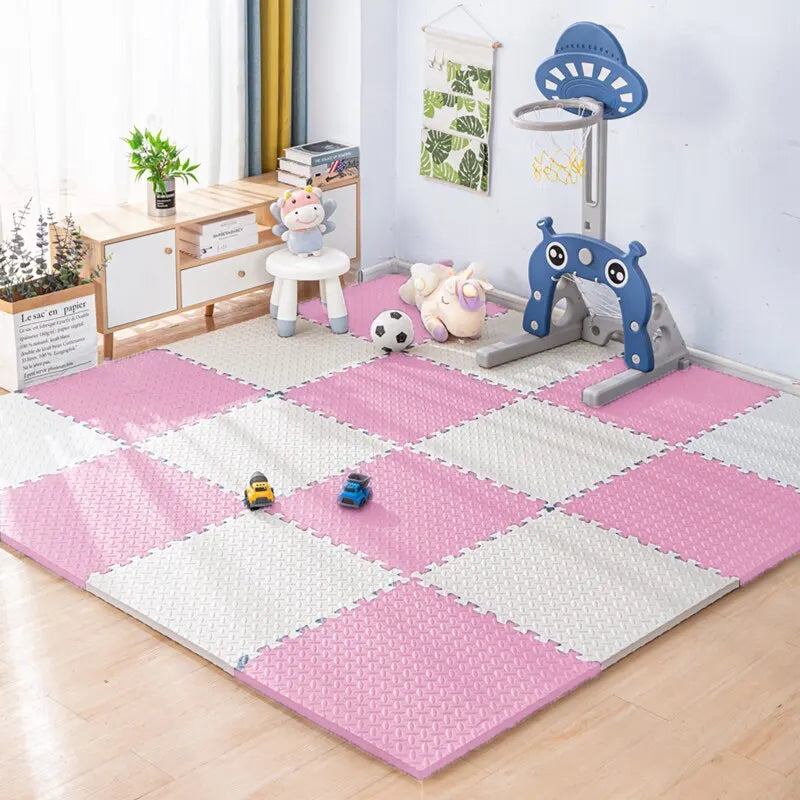 Tapis de Sol Puzzle Bébé - Moquette Jeu en Mousse EVA - 16 Pièces