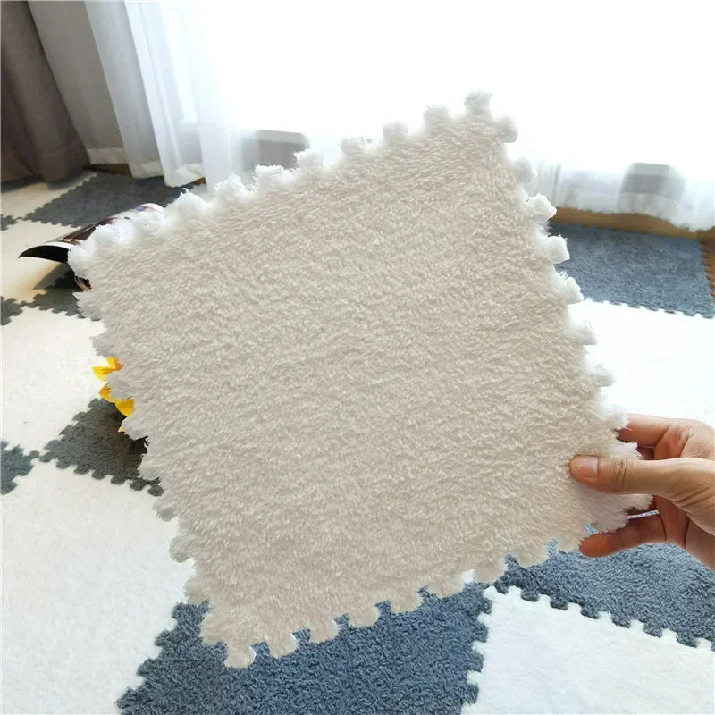 Tapis de sol bébé anti-choc - Dalles puzzle sécurisées et souples