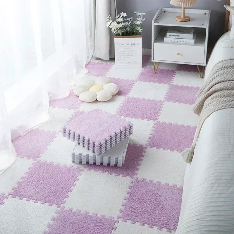 Tapis de Sol Bébé Rembourré - Confort et Sécurité pour Jeux d'Enfant